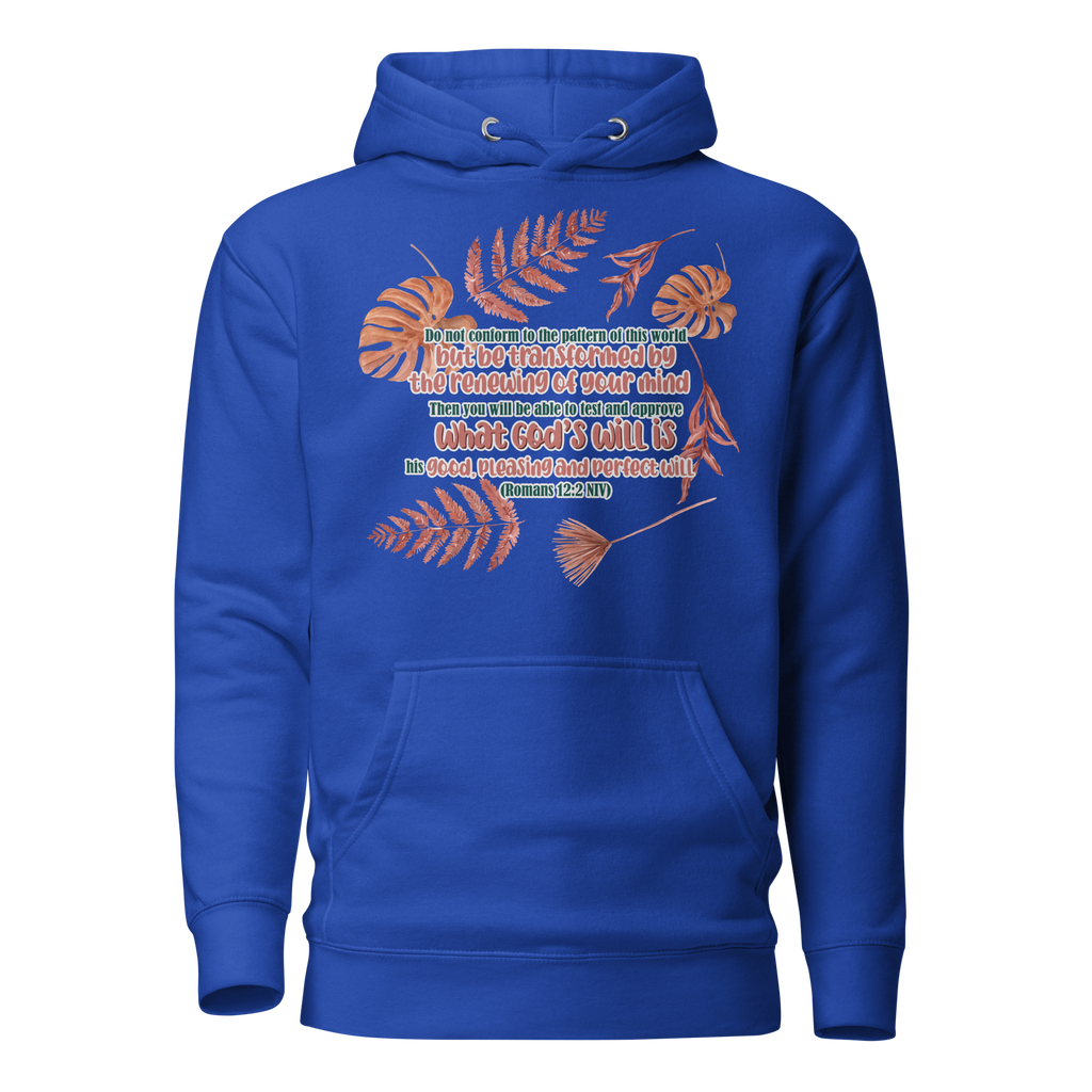 Renewed By The Spirit: Romans 12:2 Unisex Premium Hoodie