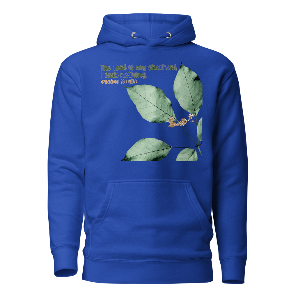 The Lord Is My Shepherd: Psalm 23:1 Unisex Premium Hoodie