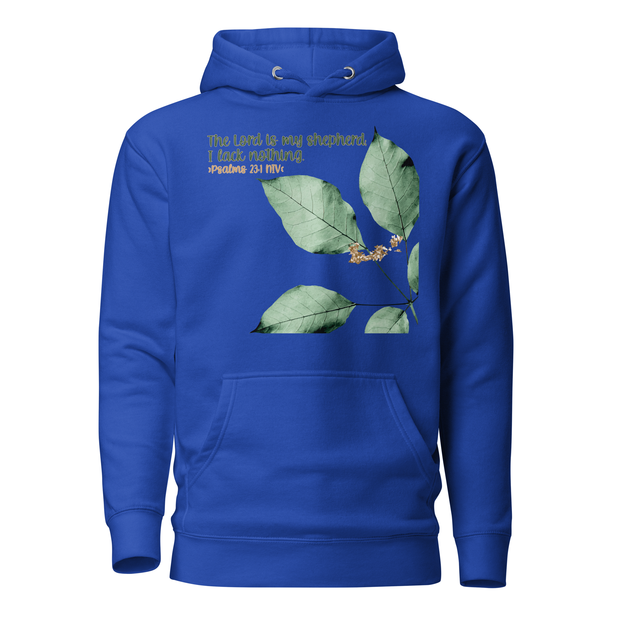The Lord Is My Shepherd: Psalm 23:1 Unisex Premium Hoodie