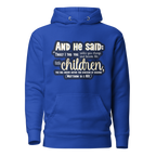 Childlike Faith: Matthew 18:3 Unisex Premium Hoodie