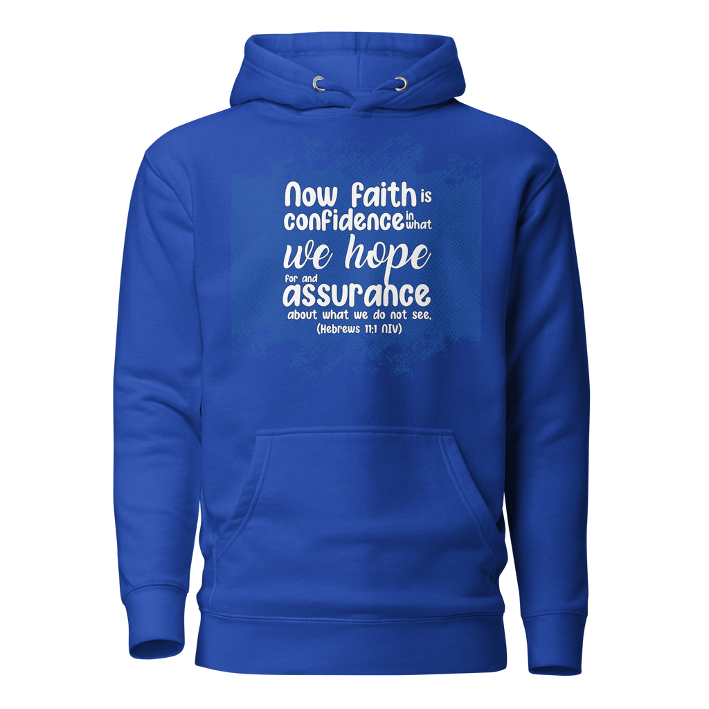 Faith & Hope: Hebrews 11:1 Unisex Premium Hoodie