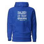 Faith & Hope: Hebrews 11:1 Unisex Premium Hoodie