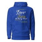 Lion of Judah & Root of David: Revelation 5:5 Unisex Premium Hoodie