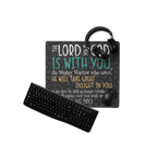 Rejoice in His Love: Zephaniah 3:17 Gaming Mouse Pad (18″×16″ / 36″×18″)