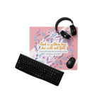 Unshakeable Faith: Psalms 46:5 Gaming Mouse Pad (18″×16″ / 36″×18″)