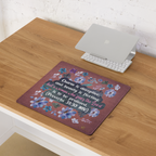 Fearless Woman: Proverbs 31:30 Gaming Mouse Pad (18″×16″ / 36″×18″)