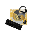 Empowered by Christ: Philippians 4:13 Gaming Mouse Pad (18″×16″ / 36″×18″)