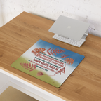 Renewed By The Spirit: Romans 12:2 Gaming Mouse Pad (18″×16″ / 36″×18″)