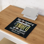 Sword & Salvation: Ephesians 6:17 Gaming Mouse Pad (18″×16″ / 36″×18″)