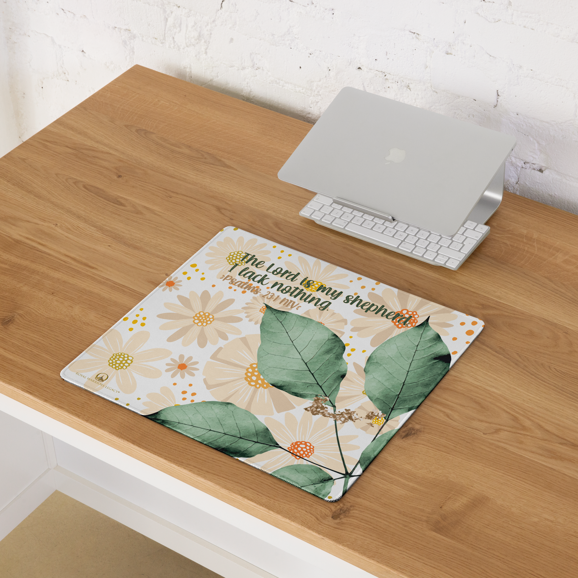 The Lord Is My Shepherd: Psalm 23:1 Gaming Mouse Pad (18″×16″ / 36″×18″)