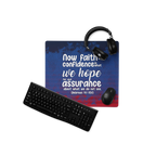 Faith & Hope: Hebrews 11:1 Gaming Mouse Pad (18″×16″ / 36″×18″)