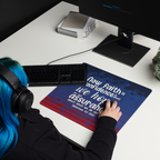 Faith & Hope: Hebrews 11:1 Gaming Mouse Pad (18″×16″ / 36″×18″)
