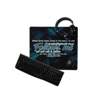 Light Of The World: John 8:12 Gaming Mouse Pad (18″×16″ / 36″×18″)