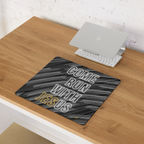 Come Run With Jesus Gold Gaming Mouse Pad (18″×16″ / 36″×18″)