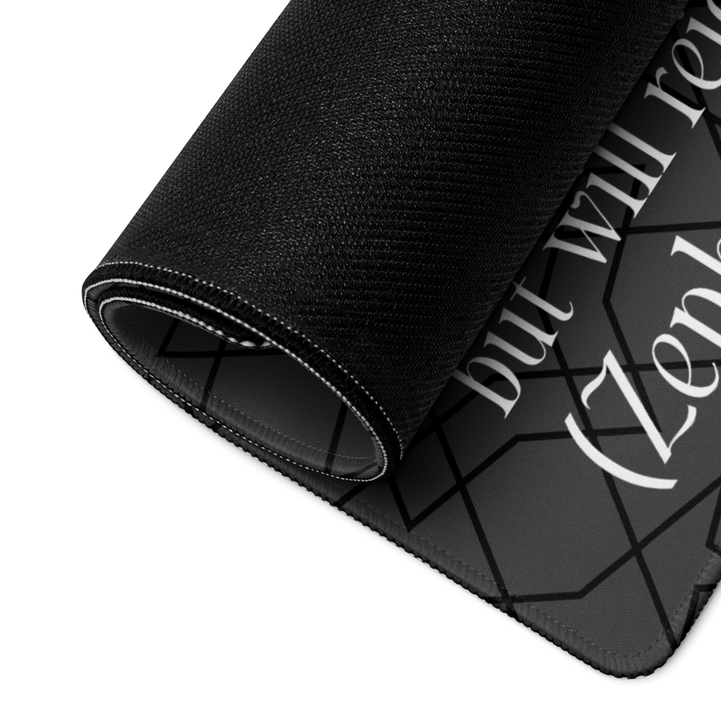 Rejoice in His Love: Zephaniah 3:17 Gaming Mouse Pad (18″×16″ / 36″×18″)