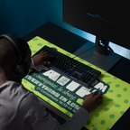 Stand Firm in Faith: 1 Corinthians 16:13-14 Gaming Mouse Pad (18″×16″ / 36″×18″)