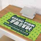 Stand Firm in Faith: 1 Corinthians 16:13-14 Gaming Mouse Pad (18″×16″ / 36″×18″)