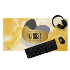 Empowered by Christ: Philippians 4:13 Gaming Mouse Pad (18″×16″ / 36″×18″)