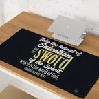 Sword & Salvation: Ephesians 6:17 Gaming Mouse Pad (18″×16″ / 36″×18″)