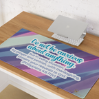 Prayer & Gratitude: Philippians 4:6 Gaming Mouse Pad (18″×16″ / 36″×18″)