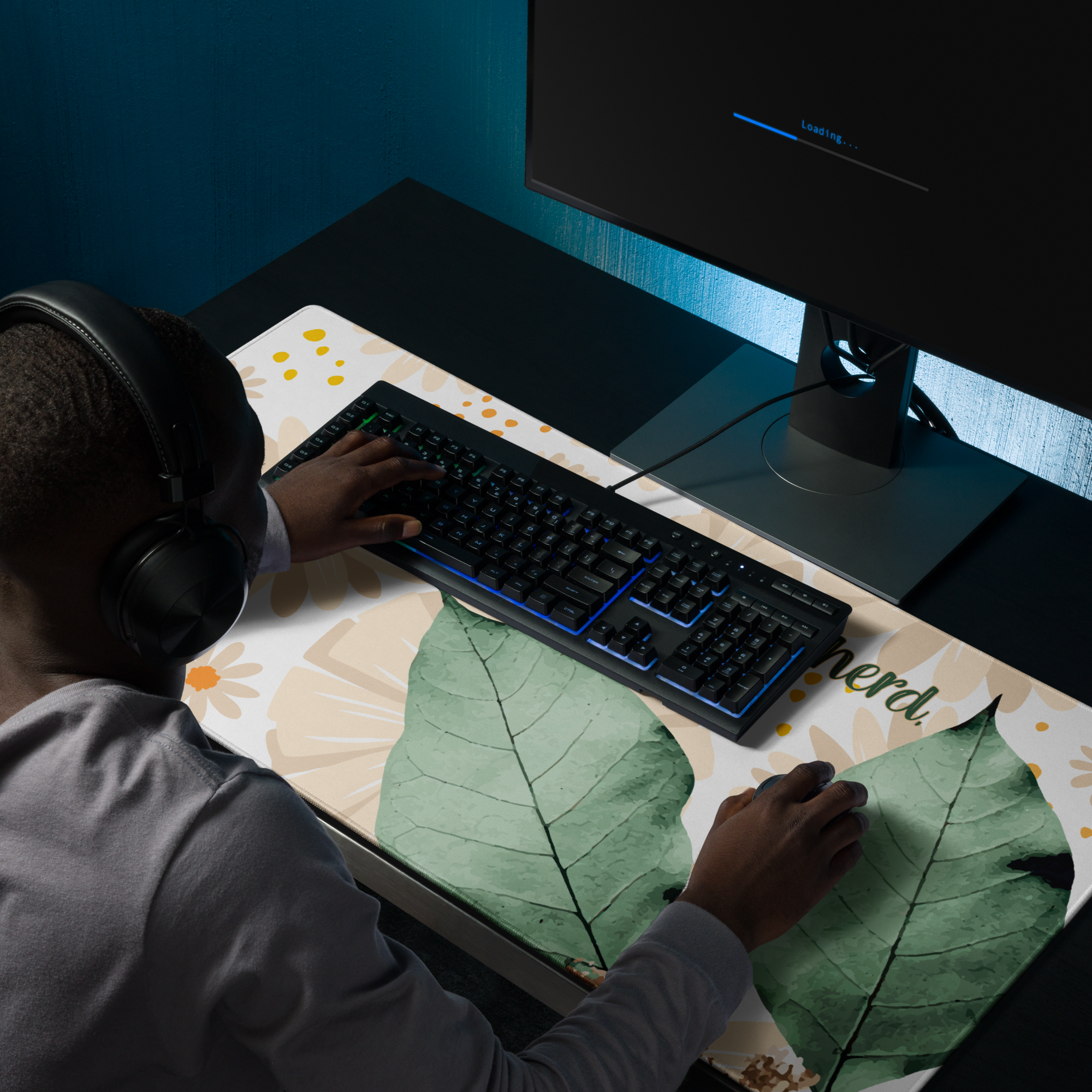 The Lord Is My Shepherd: Psalm 23:1 Gaming Mouse Pad (18″×16″ / 36″×18″)