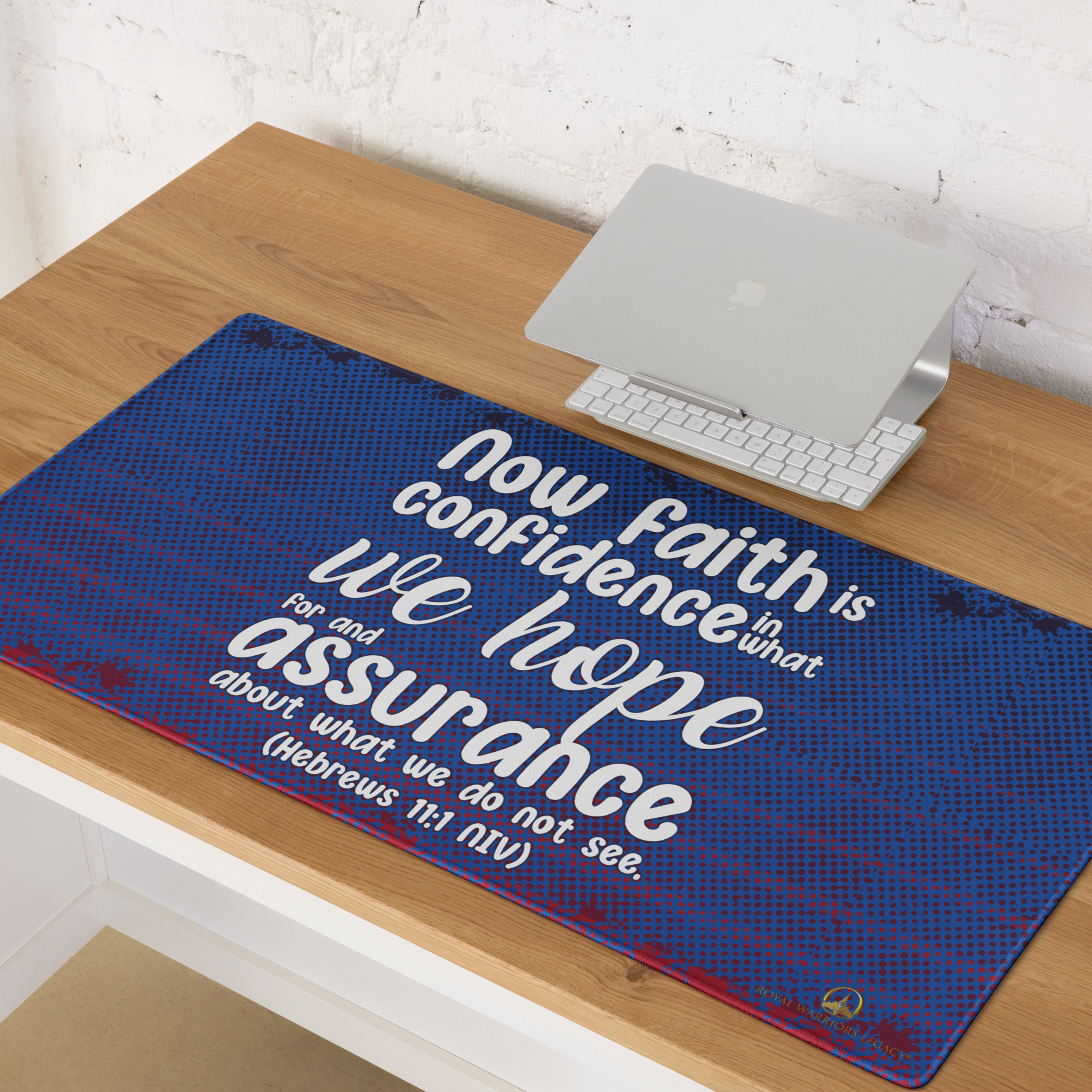 Faith & Hope: Hebrews 11:1 Gaming Mouse Pad (18″×16″ / 36″×18″)