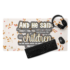 Childlike Faith: Matthew 18:3 Gaming Mouse Pad (18″×16″ / 36″×18″)