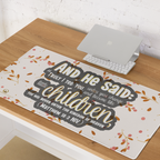 Childlike Faith: Matthew 18:3 Gaming Mouse Pad (18″×16″ / 36″×18″)