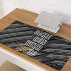Come Run With Jesus Gold Gaming Mouse Pad (18″×16″ / 36″×18″)