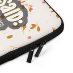 Childlike Faith: Matthew 18:3 Laptop Sleeve (13" / 15")