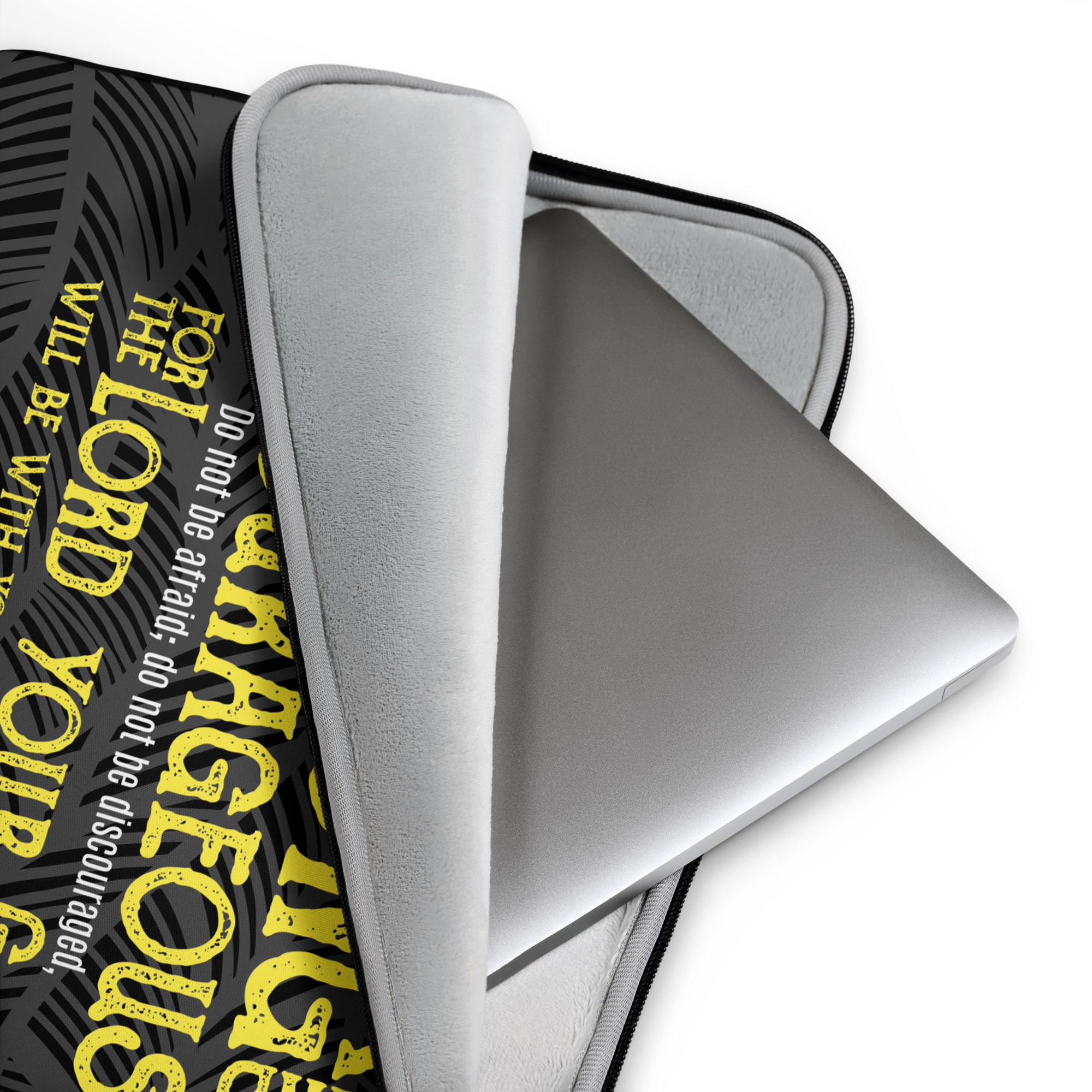 Be Strong & Courageous: Joshua 1:9 Laptop Sleeve (13" / 15")