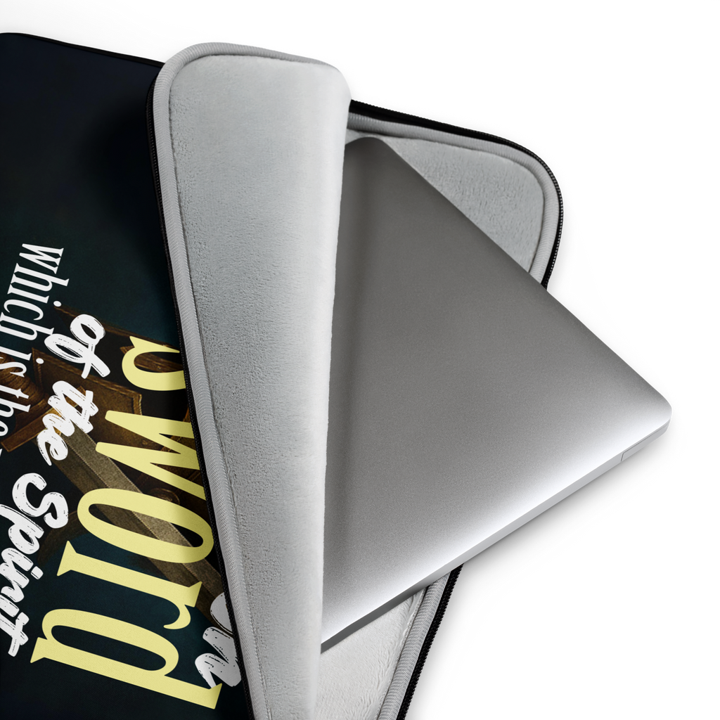 Sword & Salvation: Ephesians 6:17 Laptop Sleeve (13" / 15")