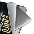 Sword & Salvation: Ephesians 6:17 Laptop Sleeve (13" / 15")