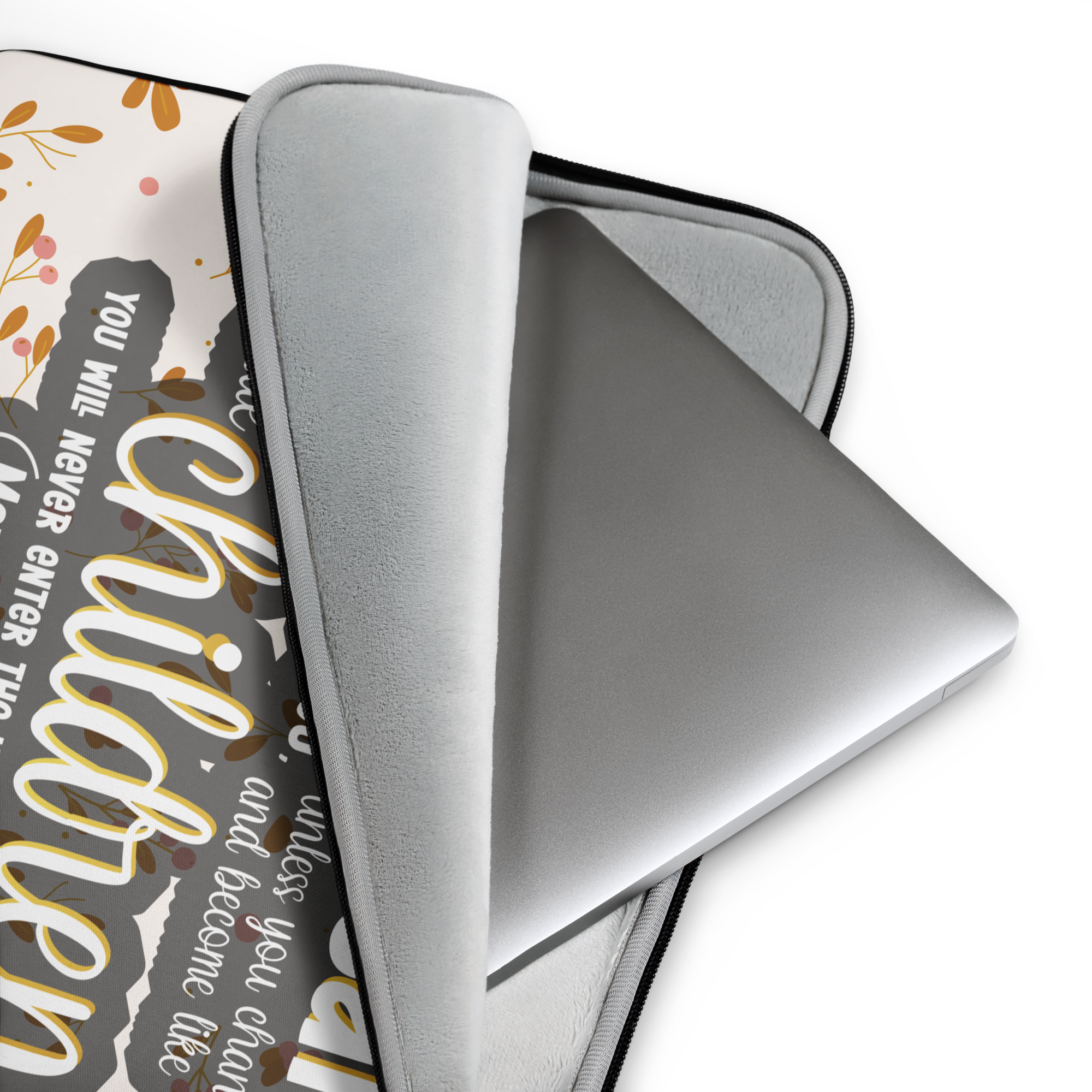 Childlike Faith: Matthew 18:3 Laptop Sleeve (13" / 15")