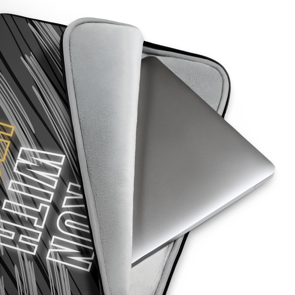 Come Run With Jesus Gold Laptop Sleeve (13" / 15")