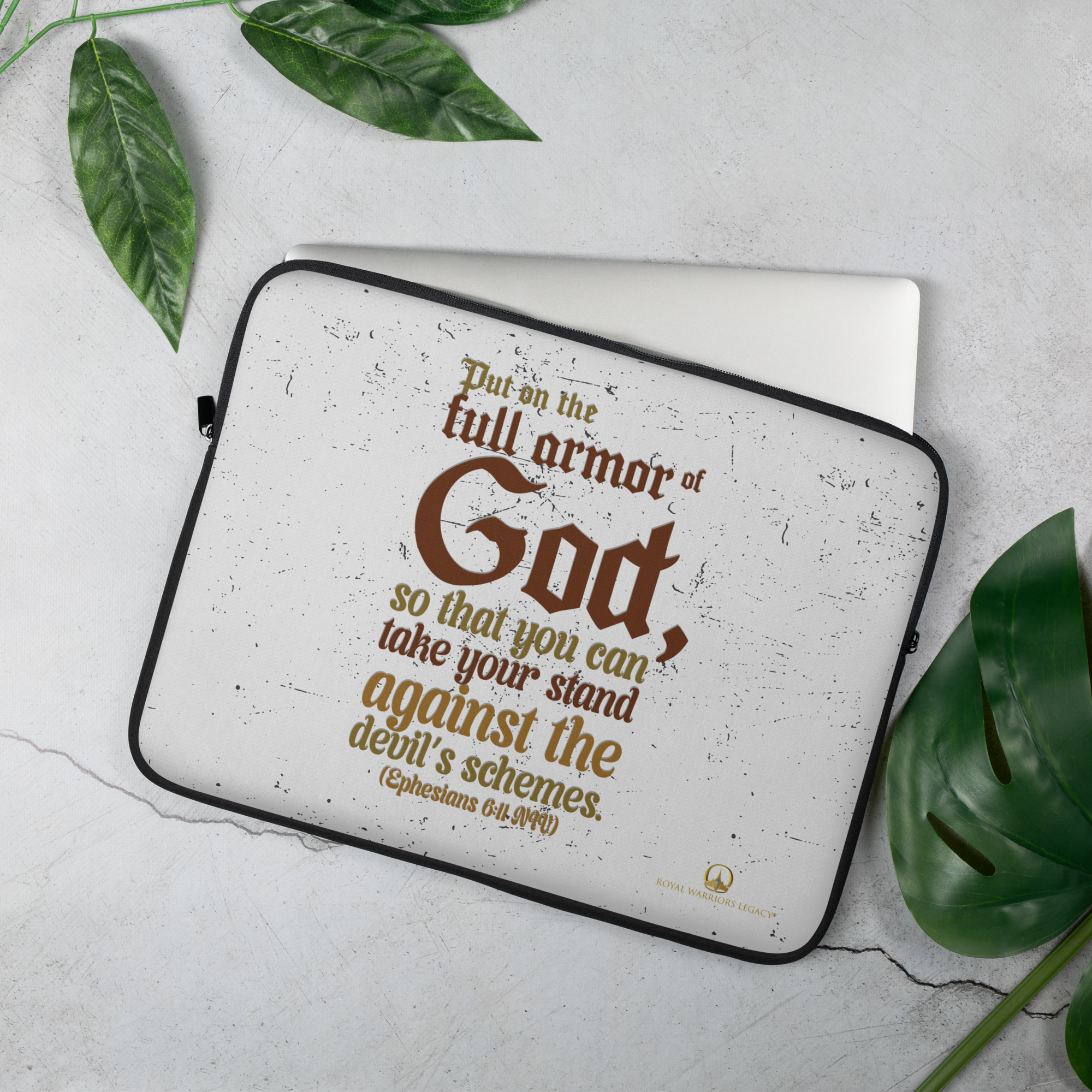 Full Armor Of God: Ephesians 6:11 Laptop Sleeve (13" / 15")