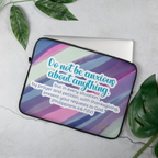 Prayer & Gratitude: Philippians 4:6 Laptop Sleeve (13" / 15")