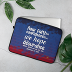 Faith & Hope: Hebrews 11:1 Laptop Sleeve (13" / 15")