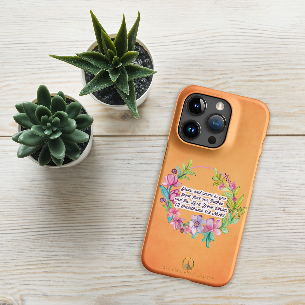 Grace & Peace Blooms: 2 Corinthians 1:2 iPhone® Snap Case