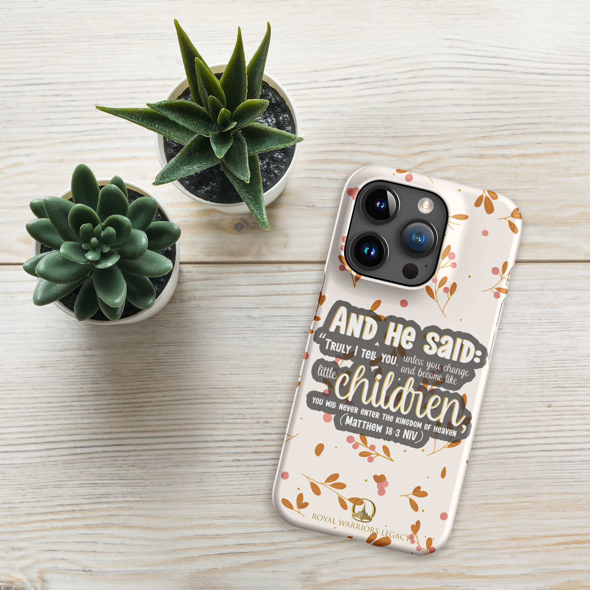 Childlike Faith: Matthew 18:3 iPhone® Snap Case