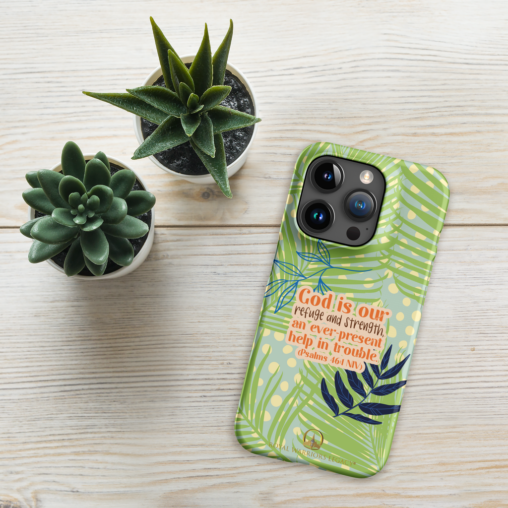 God Our Refuge: Psalm 46:1 iPhone® Snap Case