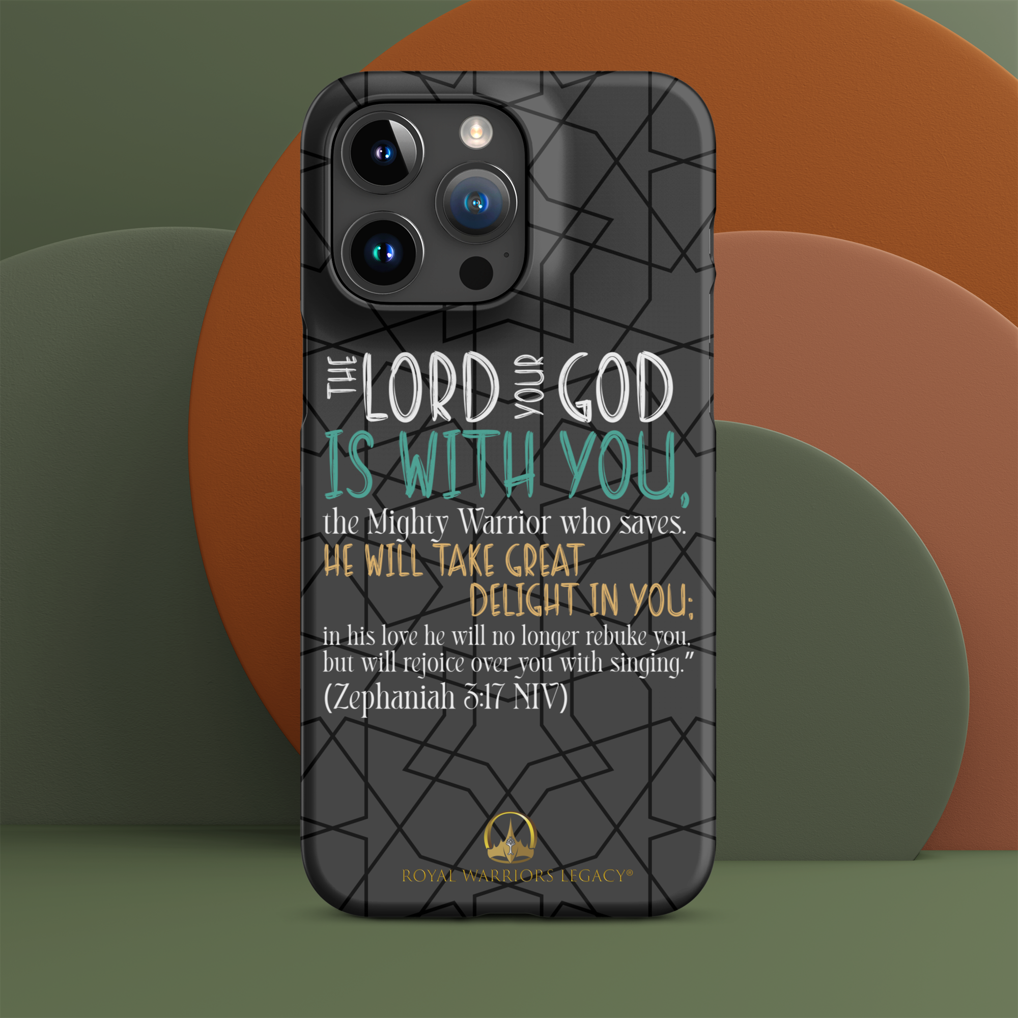 Rejoice in His Love: Zephaniah 3:17 iPhone® Snap Case