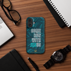 Come Run With Jesus Neon Blue iPhone® Snap Case