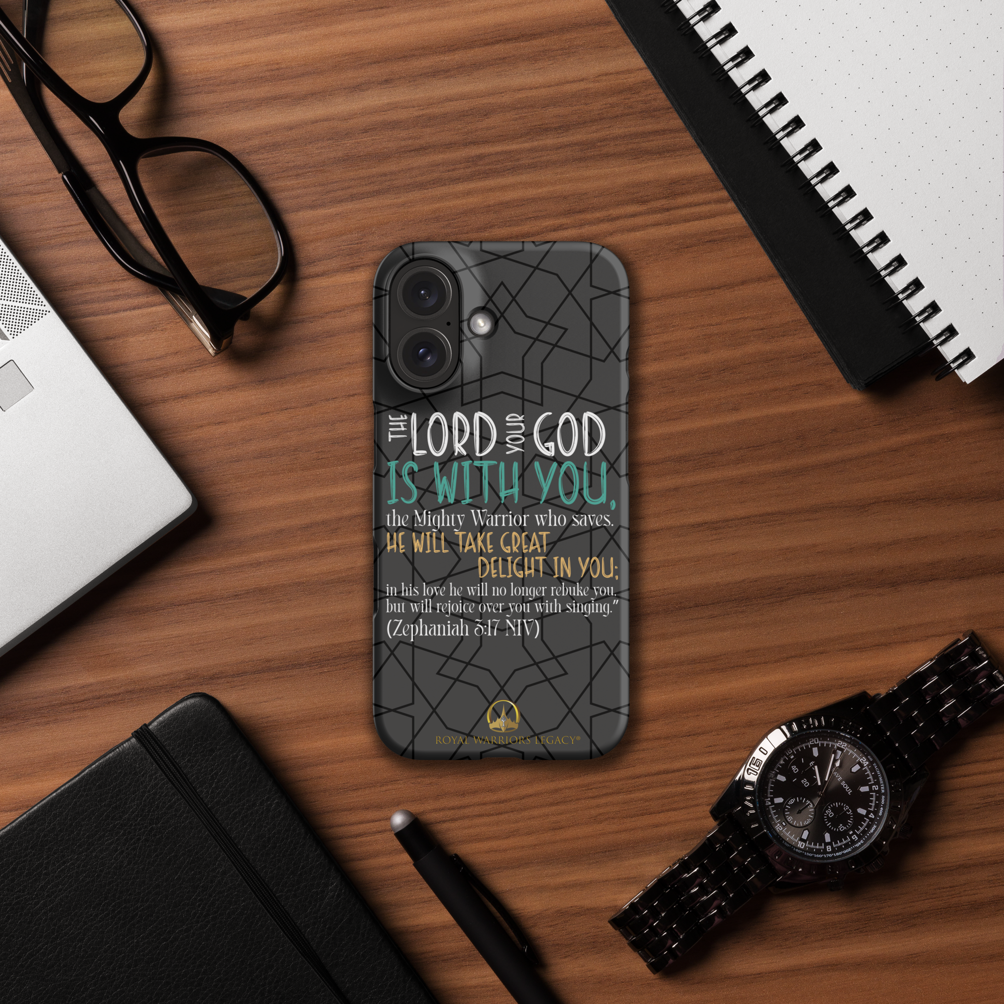 Rejoice in His Love: Zephaniah 3:17 iPhone® Snap Case