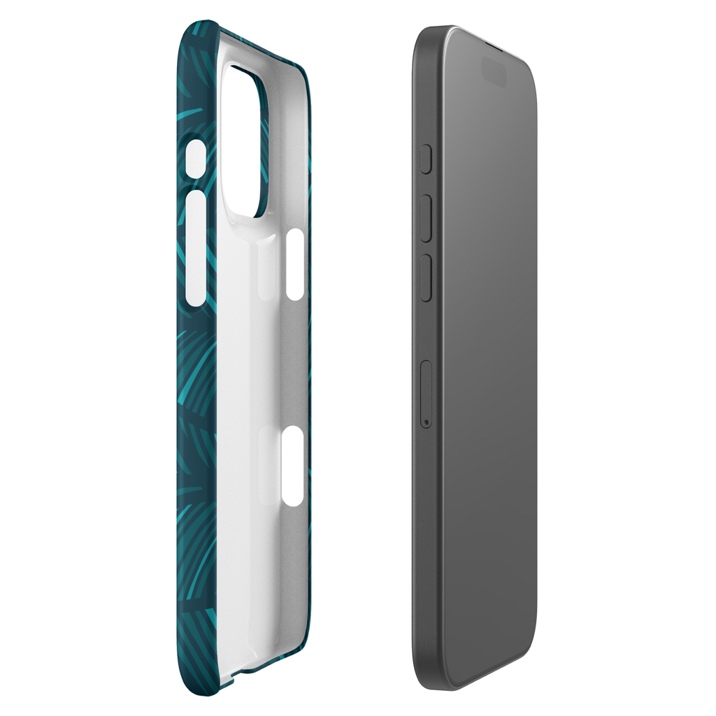 Come Run With Jesus Neon Blue iPhone® Snap Case