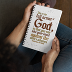 Full Armor Of God: Ephesians 6:11 Spiral Bullet Notebook