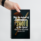 Sword & Salvation: Ephesians 6:17 Spiral Bullet Notebook