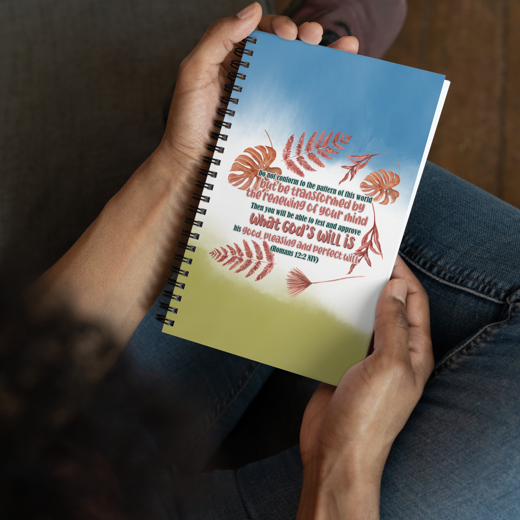 Renewed By The Spirit: Romans 12:2 Spiral Bullet Notebook