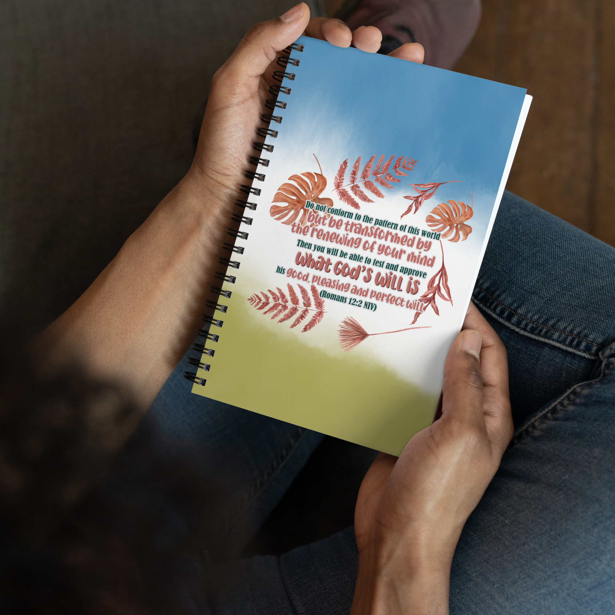 Renewed By The Spirit: Romans 12:2 Spiral Bullet Notebook