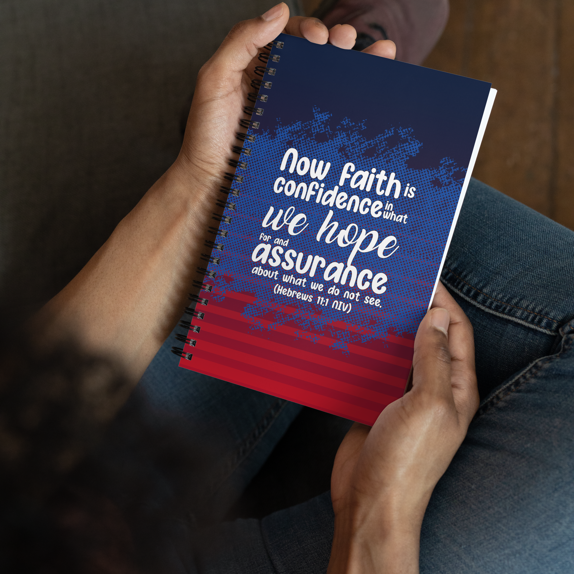 Faith & Hope: Hebrews 11:1 Spiral Bullet Notebook